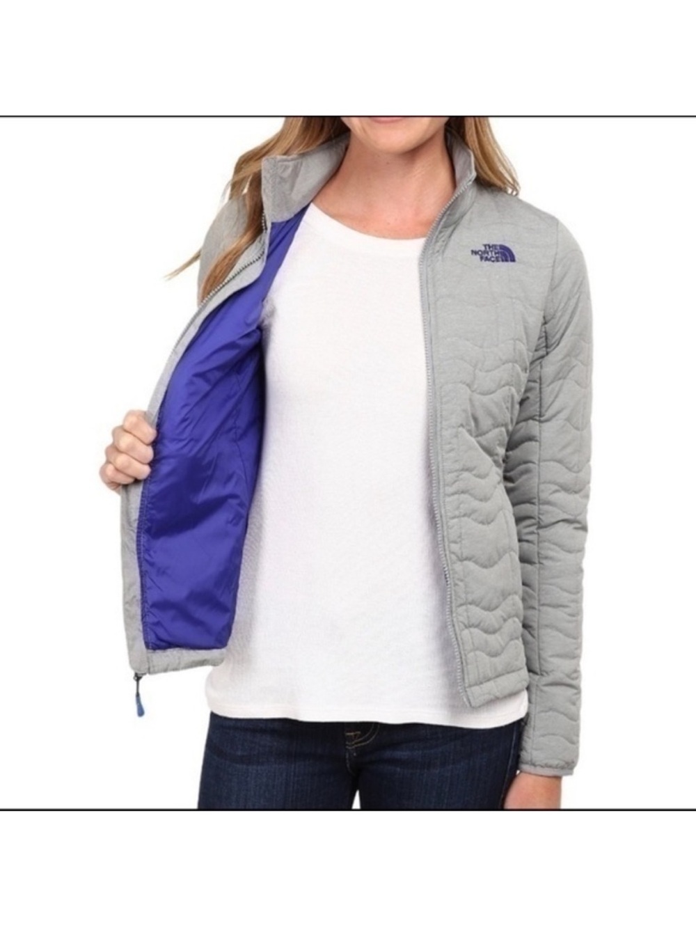 North Face Jacket Bombay in Grey and Purple